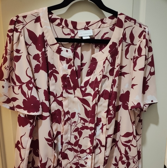 THE LIZ TOP BURGUNDY